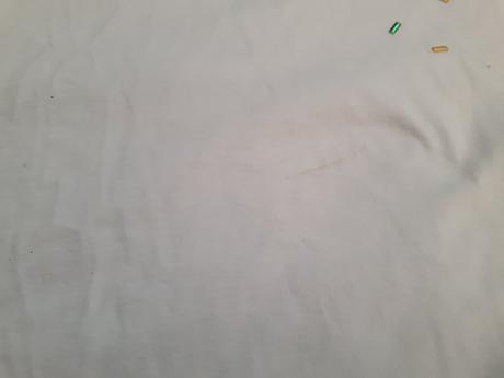 Biele dievčenské tričko s faebnými trblietkami, zara,164