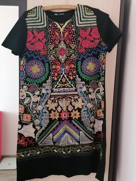 Zara farebné šaty, zara,m