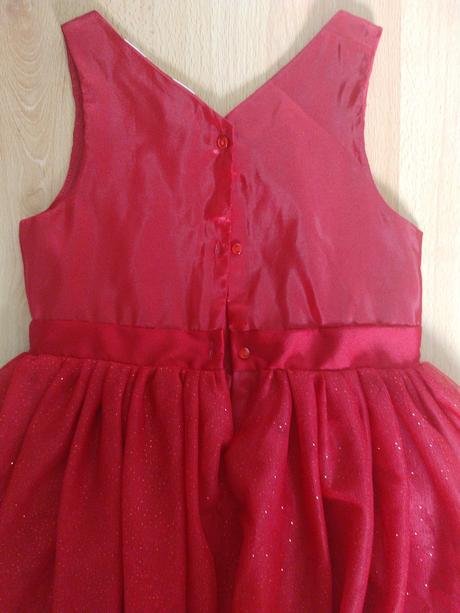 Vianočné šaty s trblietavou tylovou sukňou, h&m,122