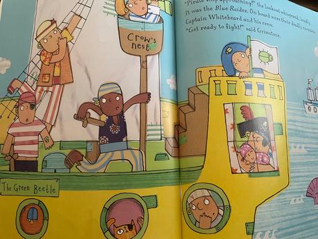 Captain pike looks after the baby,