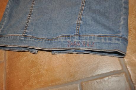 Riflová bundička, zara,128