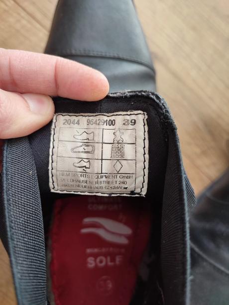 Kožené čižmy jazdecké hkm sport, hkm,39