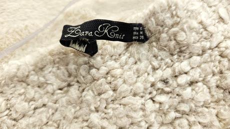 Teplý dámsky sveter / pulóver zara knit, veľ. m, zara,m