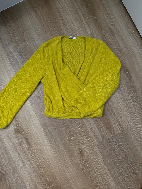 Žltý top/svetrík, calliope,xs
