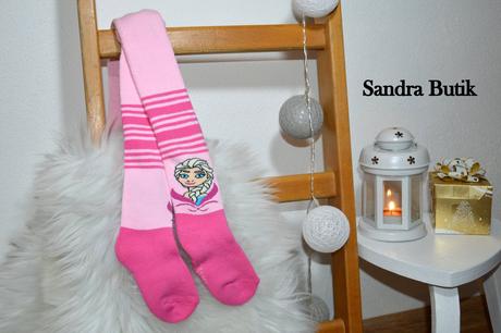 Detské termo pančušky frozen modré a ružové, 92 - 134