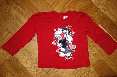 Tričko sylvester 6-9 mes, original marines,74
