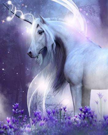 Deka mikroflanel digitálna tlač jednorožec 120/150,