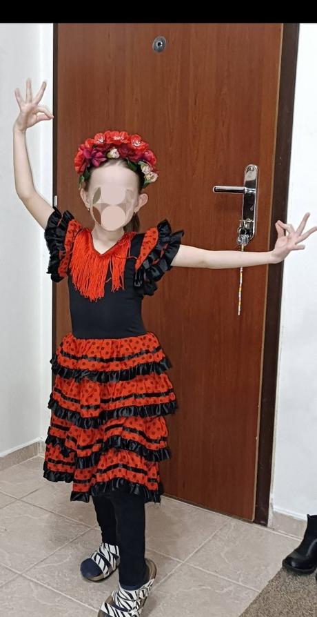 Karnevalový kostým španielska tanečnica, 