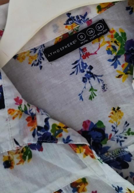 Crop blúzka s viazaním, atmosphere,s