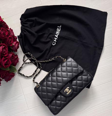 Čierna väčšia kabelka, chanel