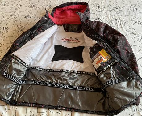 Kvalitná teplá lyžiarska bunda ndskin v. s/m, s