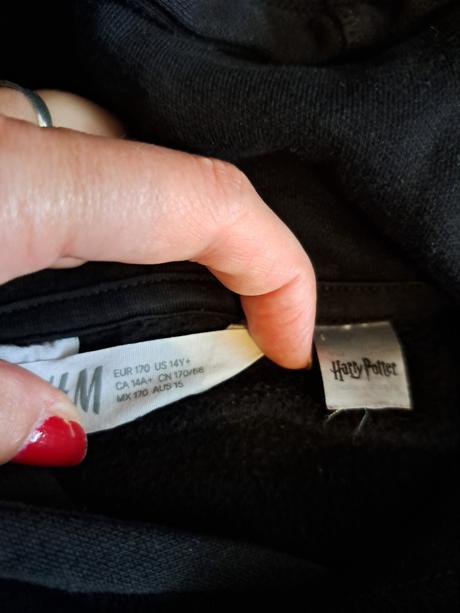 Mikina harry potter, h&m,164