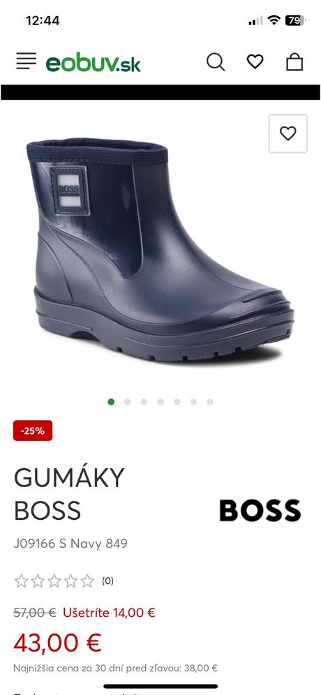 Gumaky hugo boss, hugo boss,29
