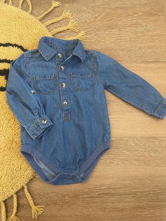 Košeľové riflové body, george,80