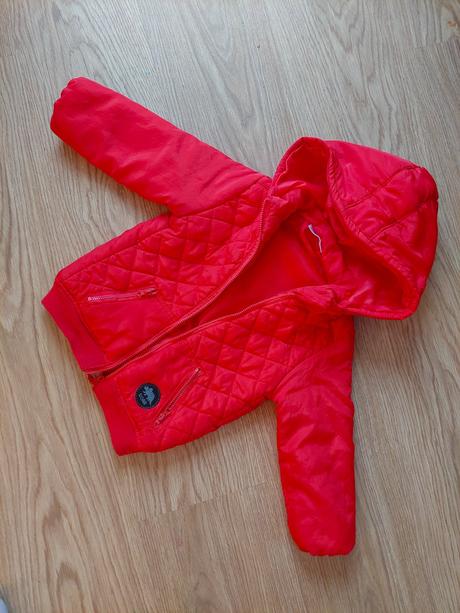 Cervena prechodna bunda so cute 86, pepco,86