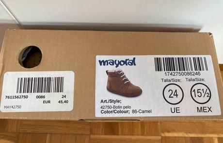 Topánky mayoral, nenosené, veľ. 24, mayoral,24