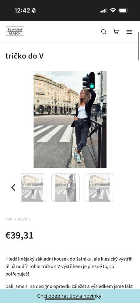 Tričko m.asch be original xs, xs