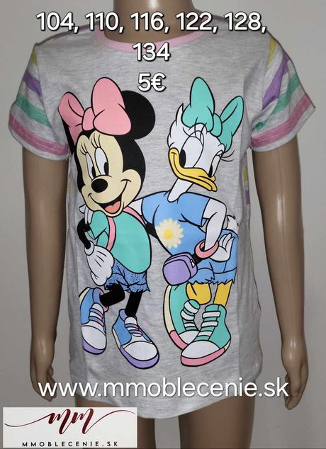 Tričko minnie, disney,104 - 134