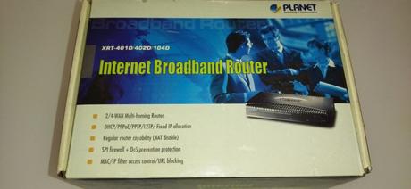 Internet router planet xrt-401d, 