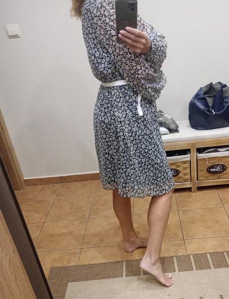 Šifonove šaty, c&a,xl