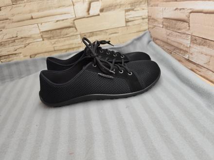 Leguano 48 - pánske čierne barefoot topánky, 48