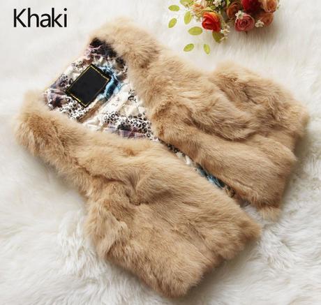 Vesta - pravá kožušina, xs