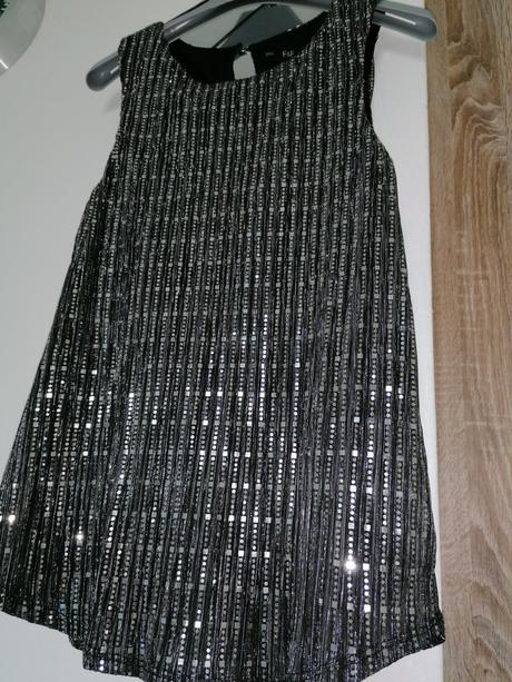 Tričko strieborne trblietavé, f&f,s