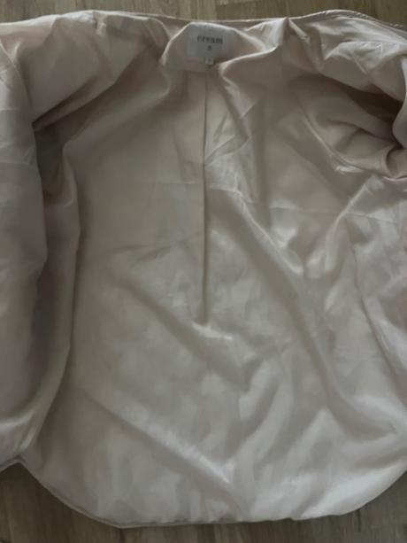 Prechodná bunda cream, s