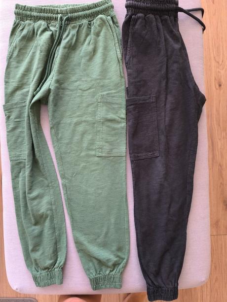 Cargo teplákové nohavice, h&m,128
