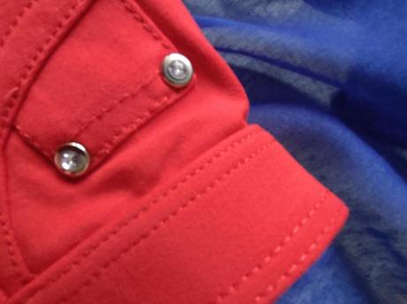 Červené nohavice so šnurovačkou, m