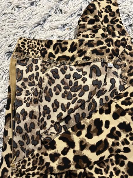 Damska sukna leopard, s