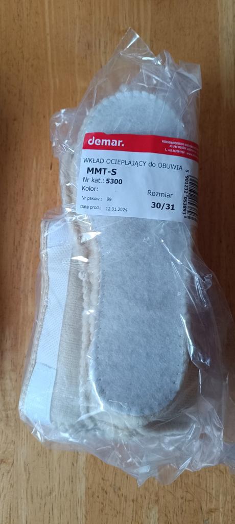 Nové vlnené vložky do gumákov, demar,30 / 31