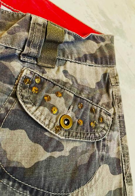 Rozšírené kvalitné maskáče 128/134, george,128