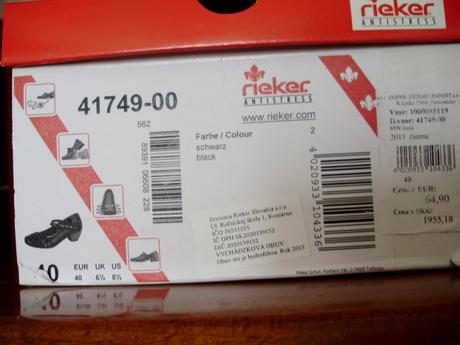 Raz obuté topánky rieker, rieker,39