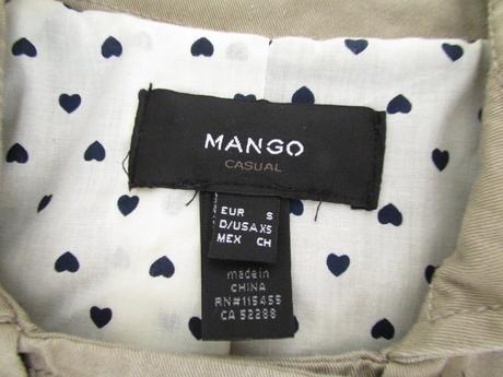 Pieskovohnedý dámsky kabátik mng s, mango,s