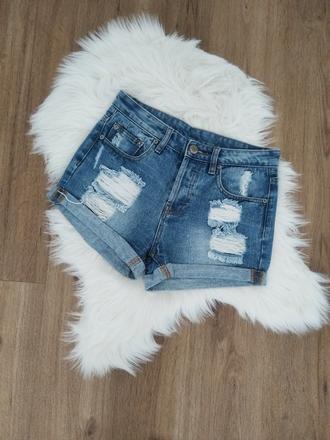 Kraťasy s vysokým pásom, xs