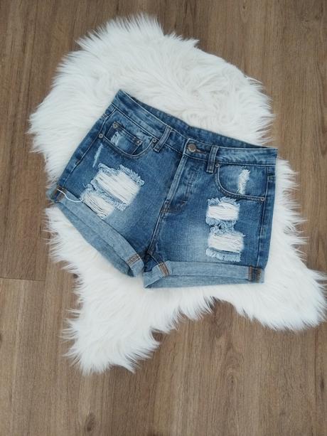 Kraťasy s vysokým pásom, xs