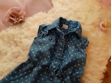 Bodkované rifľové šatky, kiki&koko,92