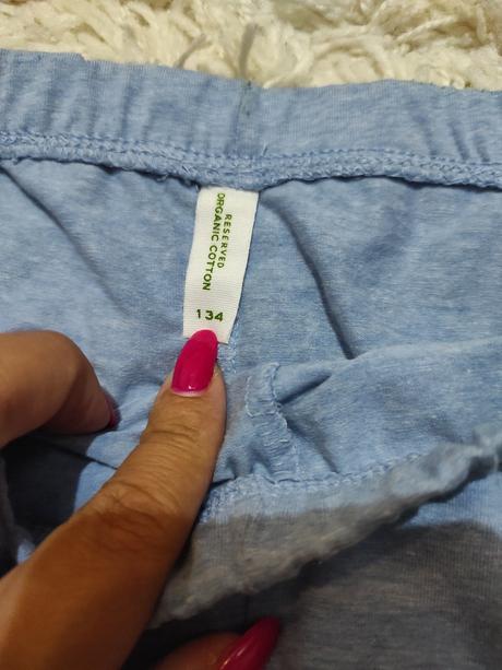 3/4 legíny s efektným riasenim+1ks grátis, h&m,134