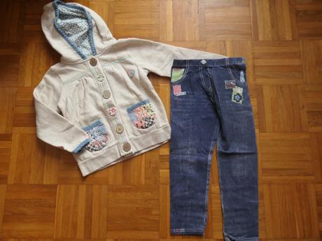 Next dievcatkovy komplet big smile mikina/leginy, next,110