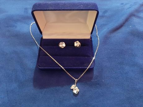 Set-náušnice+retiatka s príveskom austrian crystal, 