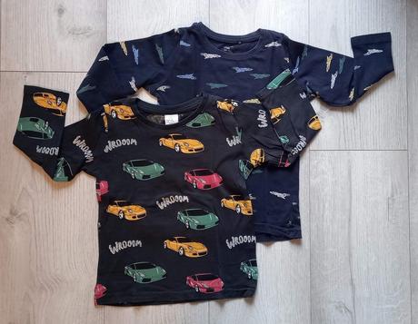 2x tričko auto, lindex,98