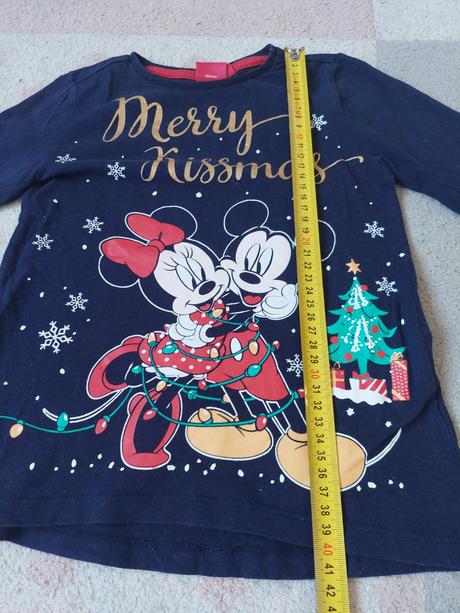Tričko minnie a mickey veľ.110/116, disney,110