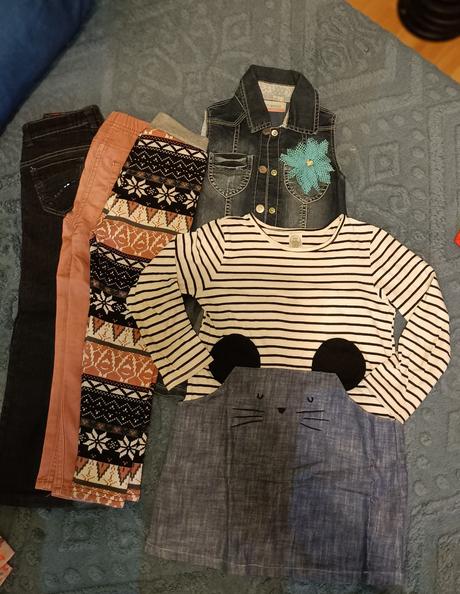 Balíček veci dievčatko 116, 104–116