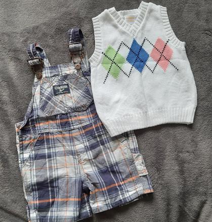 Vesta + nohavice na traky, 68–80