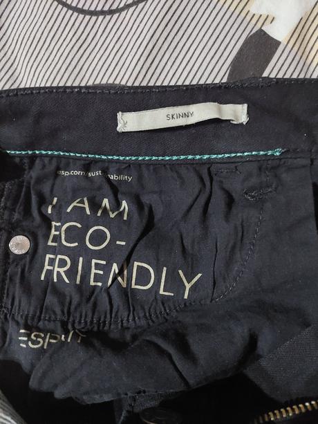 Skinny elastické rifle, esprit,38