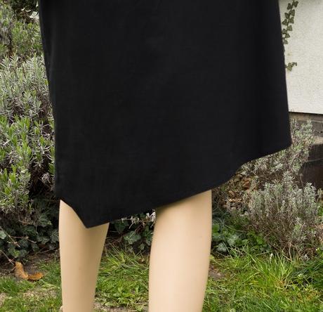 Midi čierne šaty 40/42, 40