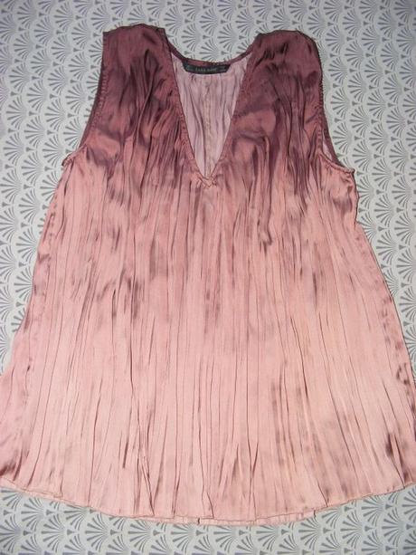 Plisovaná tunika zn. zara, zara,36 / s