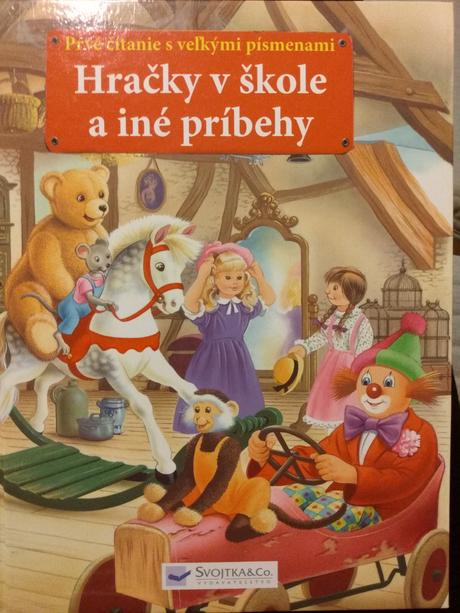 Prvé čítanie s veľký písmenami - hračky v škole .., 