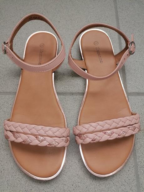Ružové sandále eu40, 25cm ako nové, 40
